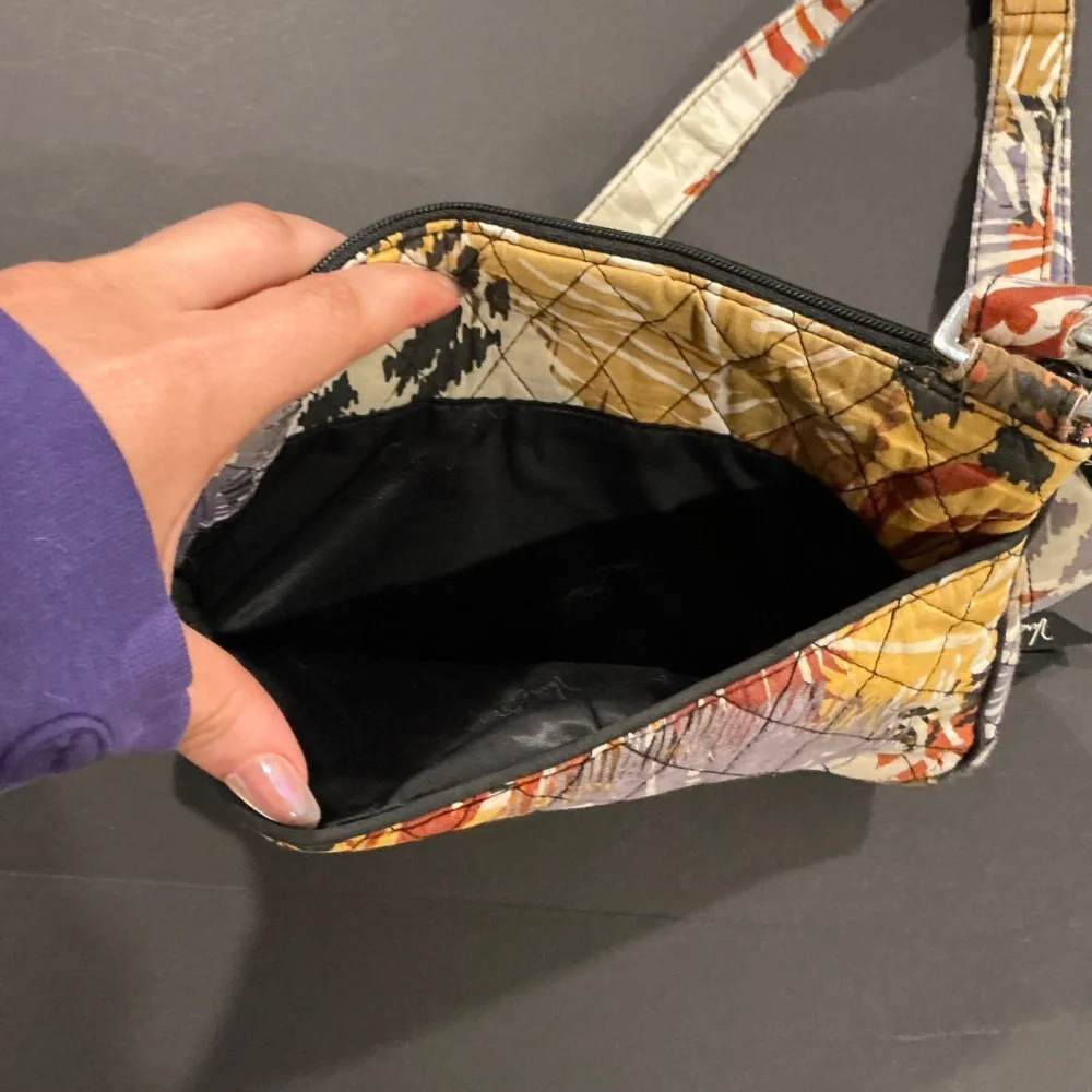 Vera Bradley Quilted Crossbody Shoulder Bag Multicolor Retired Pattern